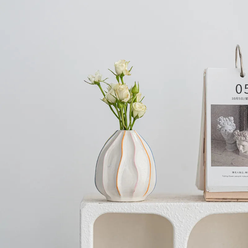 Norév Cute Bud Vase for Dried Flowers Pampas Grass