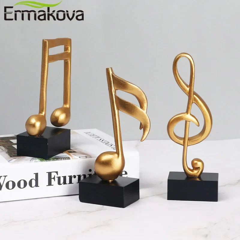 Norév Musical Sculpture Statue Music Note
