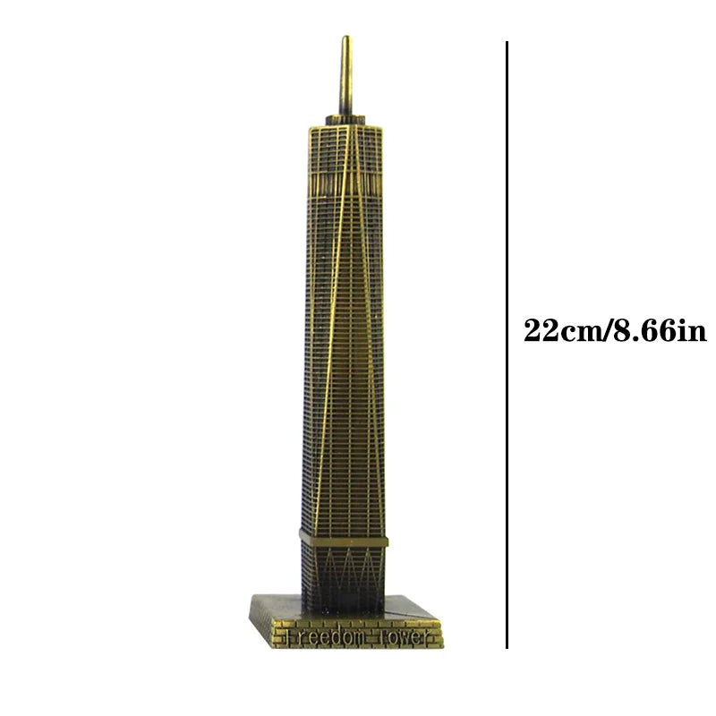 Norév Metal Architecture Figurine World Famous Landmark Building