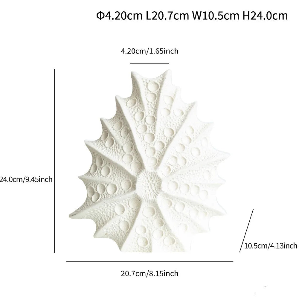 Norév Ceramic Vase Sea Urchin Shape Figurines