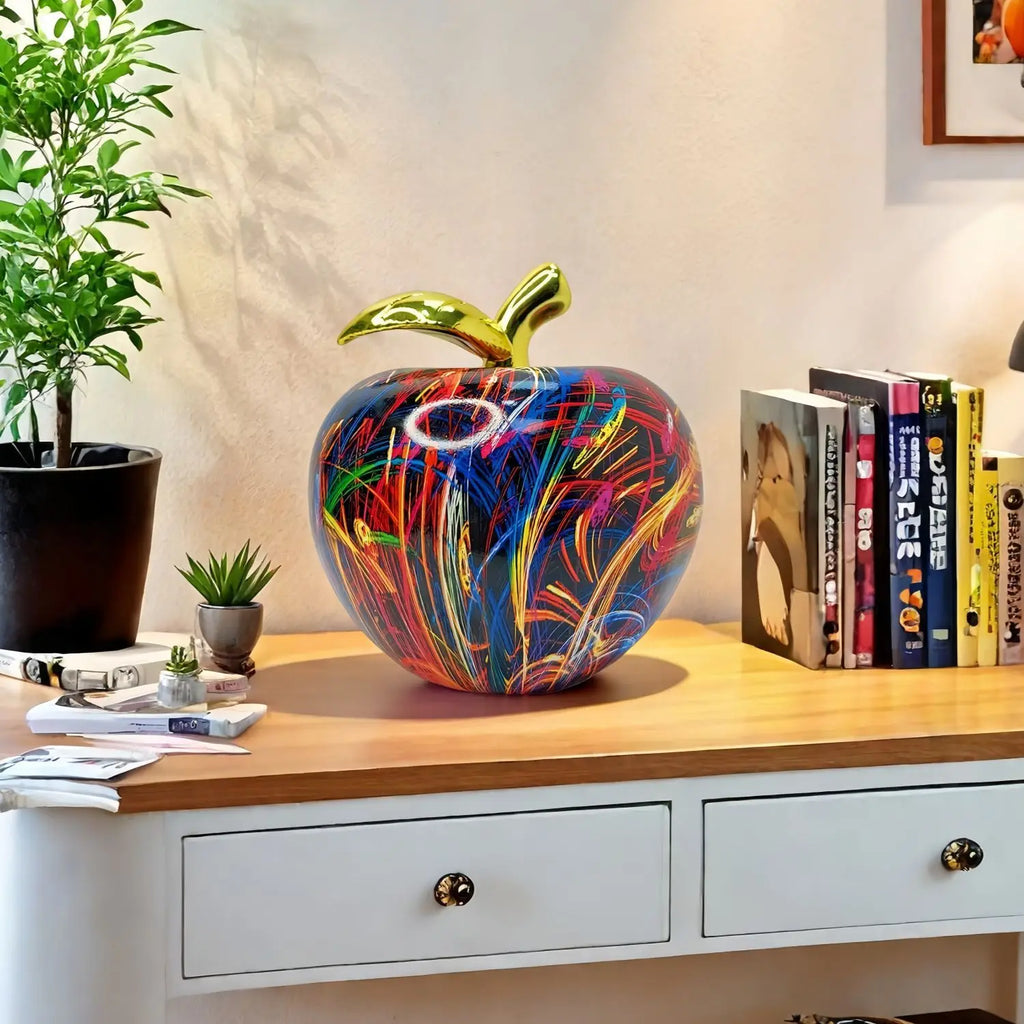 Norév European Painting Graffiti Apple Art Sculpture Fruit