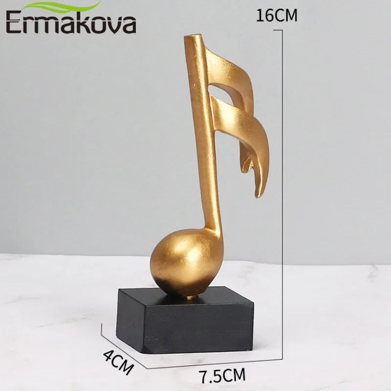 Norév Musical Sculpture Statue Music Note
