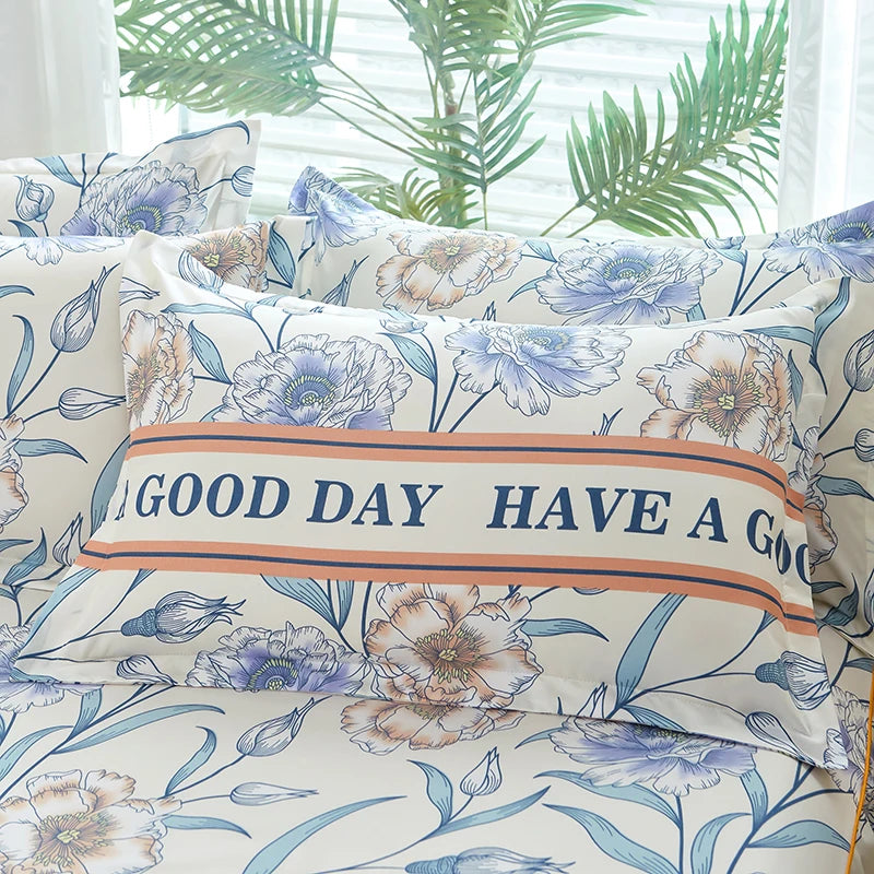 Floral Print Pillowcase Set