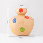 Norév Ceramic Vase Beige Pop Art