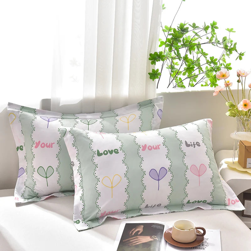 Botanical Print Pillowcase Set