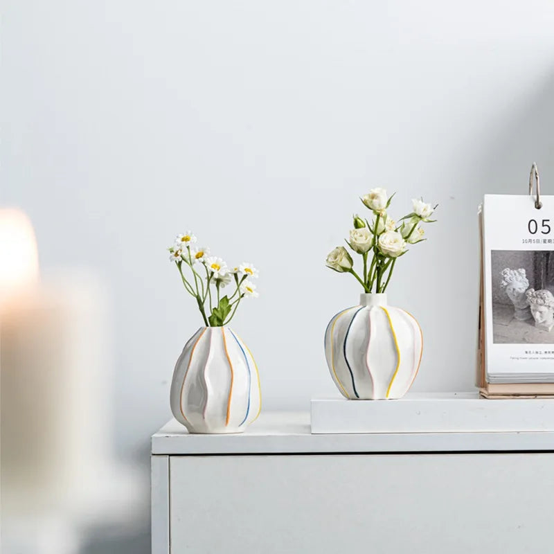 Norév Cute Bud Vase for Dried Flowers Pampas Grass