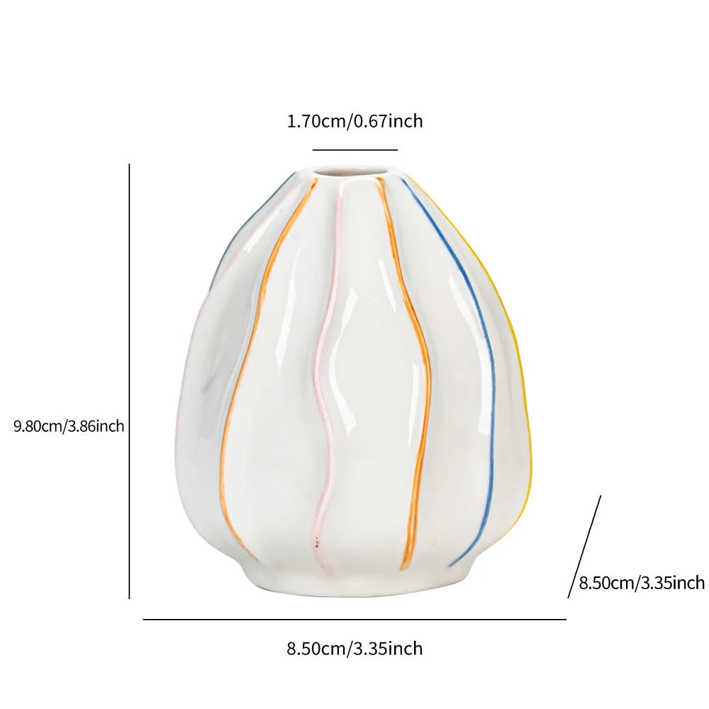 Norév Cute Bud Vase for Dried Flowers Pampas Grass