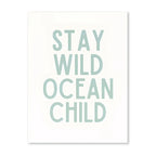 Nordic Minimalist Poster Surfing Sun Waves Print