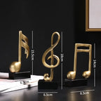 Norév Musical Sculpture Statue Music Note