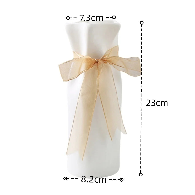 Norév Ceramic Paper Bag Vase