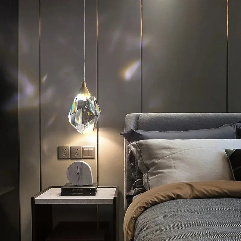 PrismAura Crystal Pendant Light