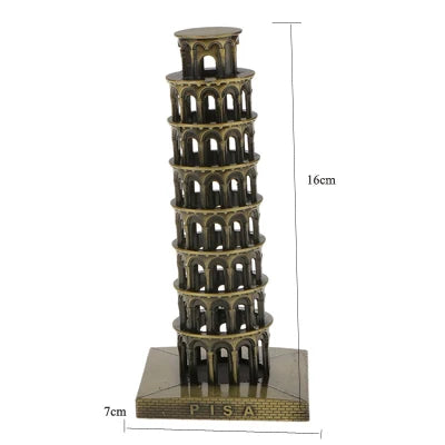 Norév Metal Architecture Figurine World Famous Landmark Building
