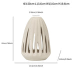 Norév Ceramic Hollow Vase for Dried Flowe