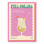 Cocktail Mojito Juice Drinks Bar Vintage Wall Art