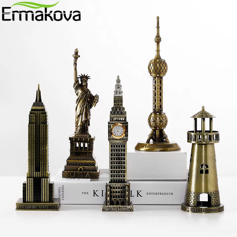 Norév Metal Architecture Figurine World Famous Landmark Building