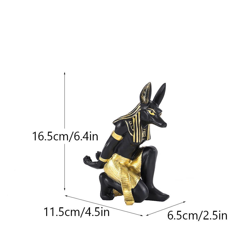 Guérip Anubis Wine Guardian Sculpture