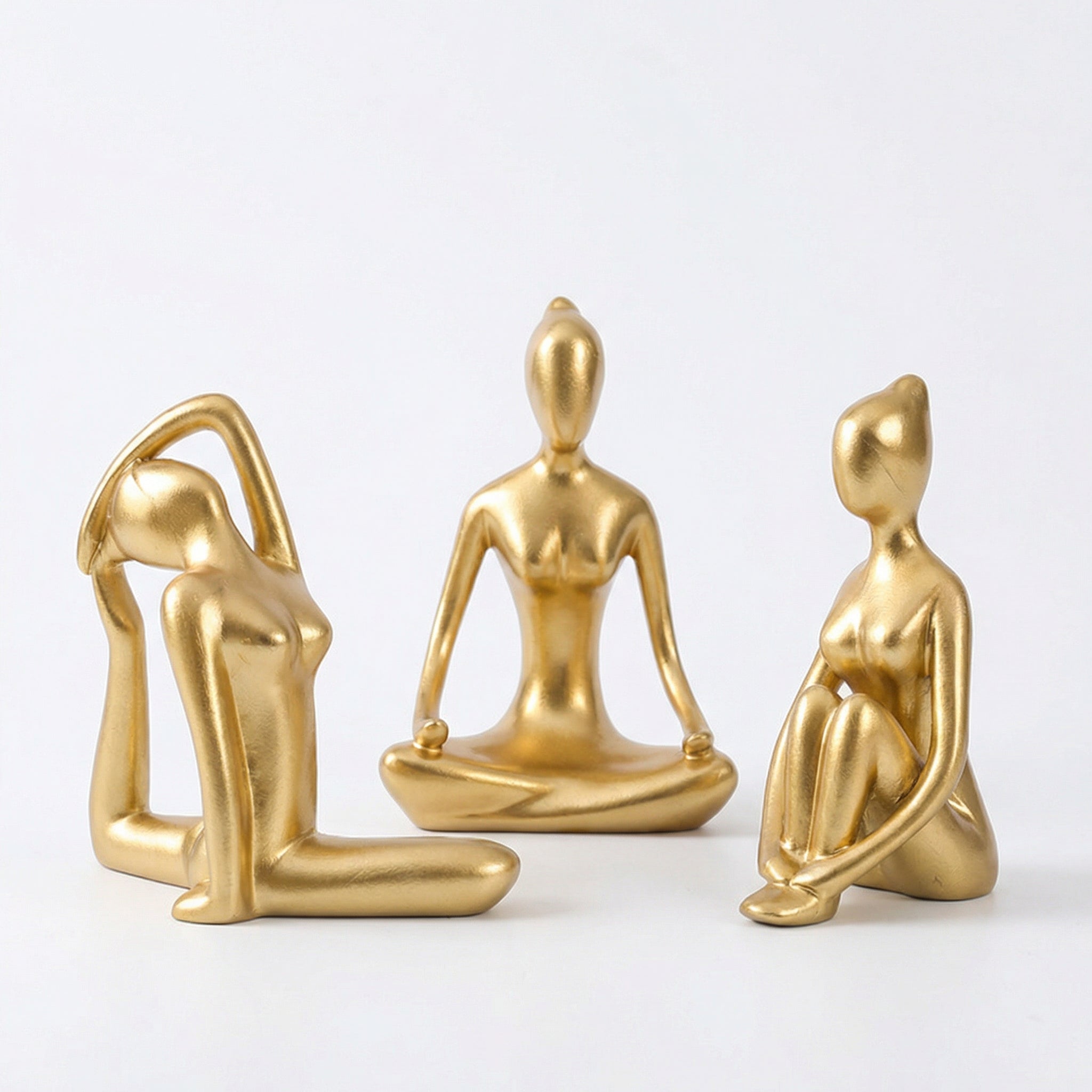 Golden Balance Yoga Figurine
